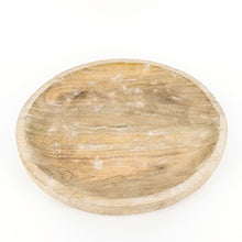 Load image into Gallery viewer, Neutral Home Decor - Round Mango Wood Dough Bowl
