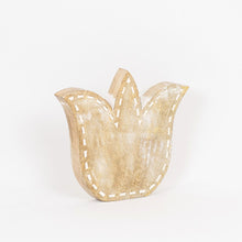 Load image into Gallery viewer, Handcrafted Mango Wood Chunky Tulip Cutout
