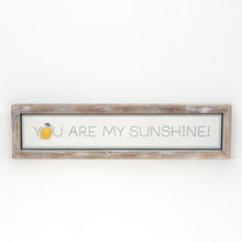Load image into Gallery viewer, You Are My Sunshine America the Beautiful Reversible Wood Framed Sign
