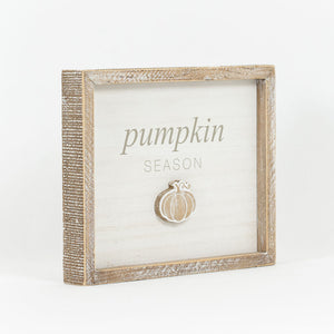 Witchy Pumpkin Reversible Wood Framed Sign