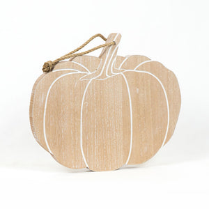 Engraved Pumpkin Wood Cutting Board