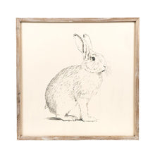 Load image into Gallery viewer, Cottontail/Blossom Reversible Wood Sign
