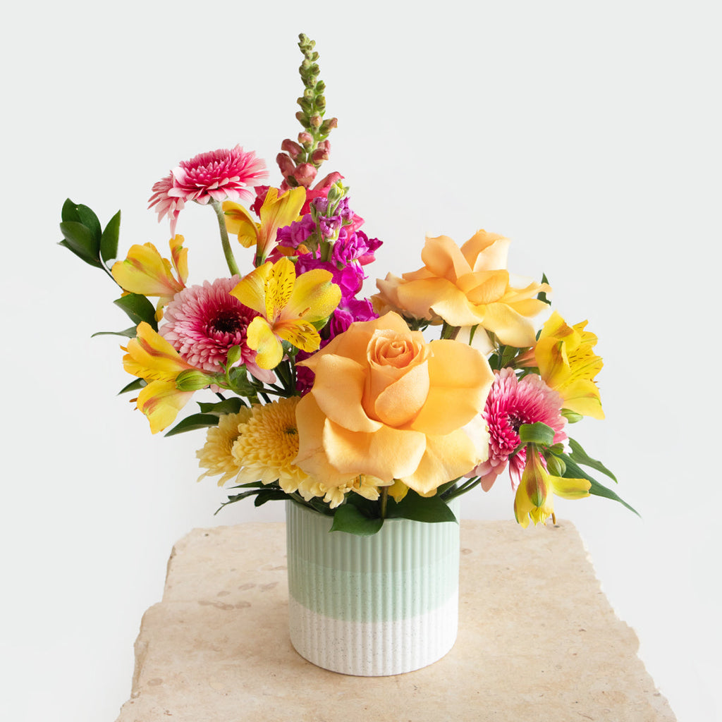 Designer Blooms Choice Vase - Bright and Cheerful