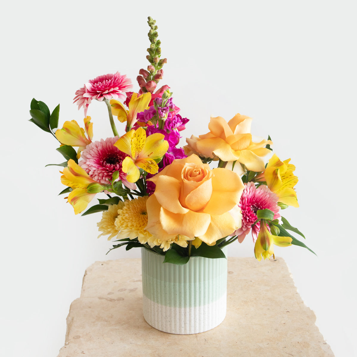 Designer Blooms Choice Vase - Bright and Cheerful