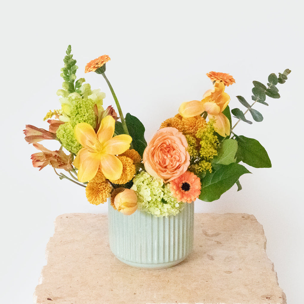 Designer Blooms Choice Vase - Bright and Cheerful