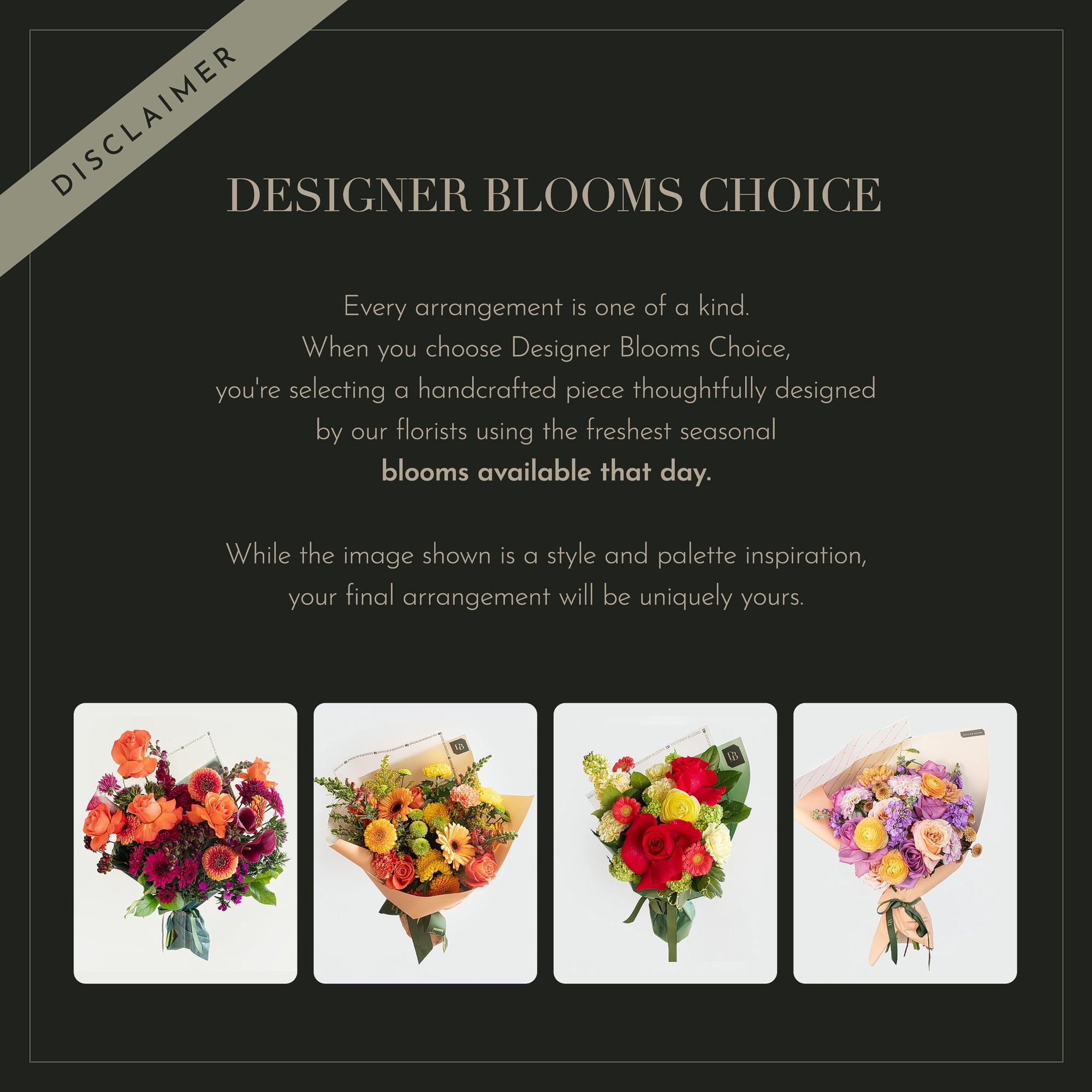 Designer Blooms Choice Bouquet - Bright and Cheerful