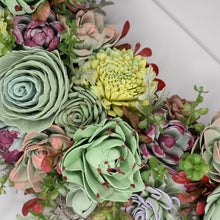 Load image into Gallery viewer, Big Momma Sass Succulent Wreath: Sola Wood Flowers Arrangements
