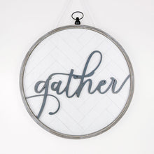 Load image into Gallery viewer, Reversible Letterboard &quot;gather&quot; 
