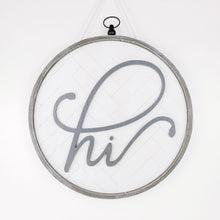 Load image into Gallery viewer, Reversible Letterboard &quot;hi&quot; 
