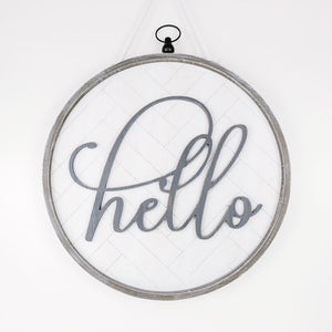 Reversible Letterboard "hello"