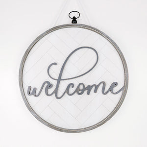 Reversible Letterboard "welcome" 