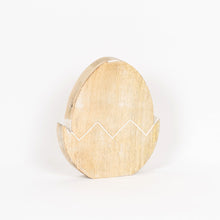 Load image into Gallery viewer, Mango Wood Spring Decor/Egg Cut Out - Neutral Spring Decor
