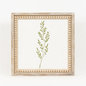 Add Elegance to Your Home Decor with our Reversible Medium Stem Beaded Framed Sign 