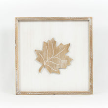Load image into Gallery viewer, Unique Reversible LEAF and 31 OCTOBER Wood Framed Sign
