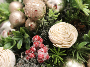 Christmas Sleigh: Sola Wood Flowers Arrangements & Centerpieces