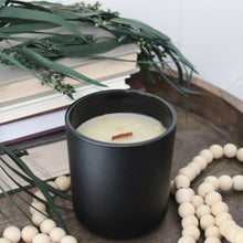 Load image into Gallery viewer, Hand Poured 12oz Beeswax Candles with Wooden Wicks
