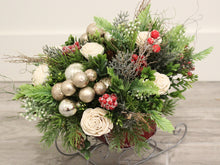 Load image into Gallery viewer, Christmas Sleigh: Sola Wood Flowers Arrangements &amp; Centerpieces
