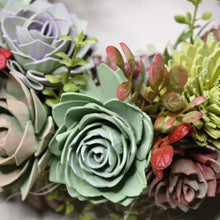 Load image into Gallery viewer, Sassy Succulent Wreath: Sola Wood Flowers Arrangements &amp; Centerpieces
